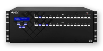 AMX DGX1600-ENC Enova DGX 1600 Digital Media Enclosure with Integrated NX Series Controller, 4RU Chassis, 4K UHD Content Support, and Compatibility with Enova DGX Boards for Up to 16x16 Matrix Configurations, (FG1061-16-FX)