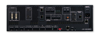 AMX DVX-2255HD-SP 6x3 All-In-One Presentation Switcher with NX Control, Multi-Format HDMI and DXLink Inputs, 2x25W 8-Ohm Amplifier, Integrated NX Controller, DXLink Output, InstaGate Pro, SmartScale, and DSP Audio Processing, (FG1906-12)