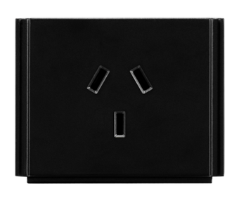 AMX HPX-P200-PC-AU HydraPort AU Power Outlet Module, Provides Integrated AC Power Connectivity for HPX-600, HPX-900, and HPX-1200 Connection Ports, (FG561-31)