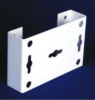 JBL Intellivox 35mm Wall Bracket Set with Fasteners, 2-Piece Mounting Kit, RAL 9010 White Finish, Installation Accessory for Intellivox Column Loudspeakers, Made to Order, (IVX-802235)