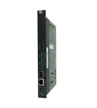 AMX NMX-ENC-N3132-C SVSI H.264 Encoder Card, Features USB Recording, SFP/RJ45 Network Connectivity, PoE, HDMI and VGA Inputs, IR, Serial Control, and Requires NMX-ACC-N9206 Rack Mount Cage, (FGN3132-CD)