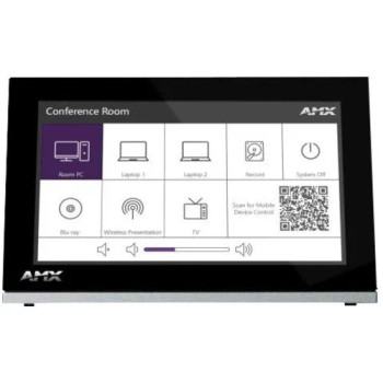 AMX NT-ST-701 SVSI N-Touch 7" Tabletop Touch Panel, Provides User Interface and Control for SVSI Devices in a Compact Desktop Design, (FGN8307-ST)