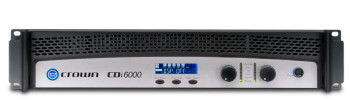 Crown CDi6000 Two-Channel Power Amplifier, 2100W/Channel at 4Ω with 70V/100V/140V Output Support for Professional Installed Sound Applications, (NCDI6000)