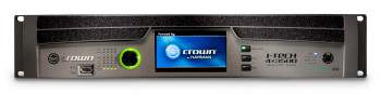 Crown 4X3500HDS Four-Channel DSP Power Amplifier, 4000W/Channel at 4Ω with Speakon Output Connections for Professional Installed Sound Applications, (4X3500HDS-U-USFX)