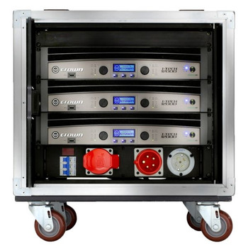 Crown VRACK12KPFX Complete V-Rack System, Rack Configuration Package Without Power Amplifiers for Professional Sound Reinforcement Applications, (VRACK12KPFX)