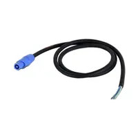 Martin Power Cable SJOOW Open-End to POWERCON, 1.50 m for Professional Lighting Power Connections (91610177)