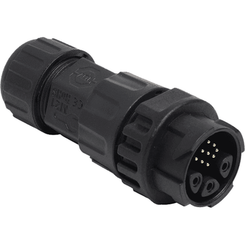 Martin PDE Female Power + Data Connector for Integrated Power, DMX, and Ethernet Distribution Systems (91611702)