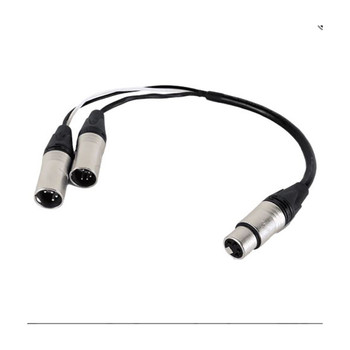 Martin Power + Data Adapter XLR5 + XLR4-to-XLR4, 0.25 m for Integrated Power and Data Connections (91616038)
