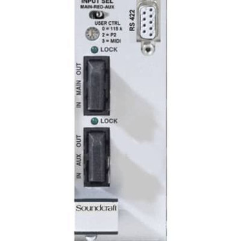 Soundcraft CSB Optical MADI HD Card with Multimode Optical Connectivity for Digital Mixing Consoles, High-Speed Audio Transmission, and Professional System Expansion Applications (A949.049032-01.V)