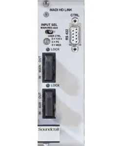 Soundcraft CSB Cat5 MADI HD Card for Compact Stage Boxes with High-Speed Digital Audio Networking and Professional System Expansion Applications (A949.049232-01.V)