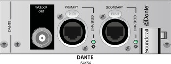 Soundcraft Dante Interface Card for Vi1 48 kHz Digital Mixing Console with Networked Audio Connectivity and Professional System Expansion Applications (5076583.V)