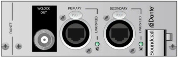 Soundcraft Vi Dante Option Card for Stagebox TSPR Systems with Networked Audio Connectivity and Professional Digital Mixing Expansion Applications (5036922-03.V)