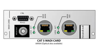 Soundcraft ViSB Cat5 MADI HD Card for Vi Series Stageboxes with High-Speed Digital Audio Networking and Professional System Expansion Applications (A949.055632-01.V)