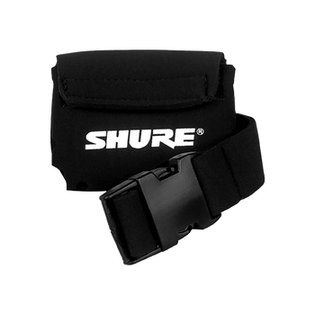 Shure WA570A Neoprene Bodypack Belt Pouch for UR1, ULX1, SLX1, PGX1, LX1, SC1, T1G, T1, U1, UC1, and UT1 Bodypack Transmitters (WA570A)