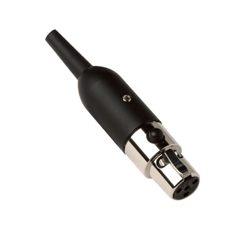 Shure 4-Pin Mini Connector (TA4F) Crimp-On RF-Resistant Adapter for Bodypack Transmitters and Professional Wireless Audio Applications (WA333)