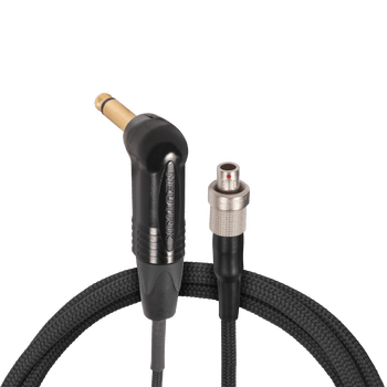 Shure Premium Guitar Cable, LEMO to 1/4-Inch Right-Angle Connector for Wireless Bodypack Transmitters and Professional Audio Systems (WA309)