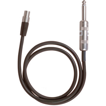 Shure WA302 2-Foot Instrument Cable, 4-Pin Mini Connector (TA4F) to 1/4" Connector, Compatible with UR1, ULX1, SLX1, PGX1, PG1, T1, SC1, LX1, U1, UC1, and UT1 Bodypack Transmitters (WA302)
