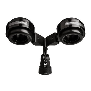 Shure VIP55SM Side-by-Side Dual Microphone Mount for Professional Microphone Setup and Positioning (VIP55SM)