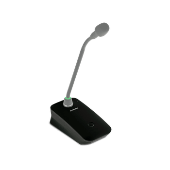 Shure ULXD8 Gooseneck Wireless Microphone Base for ULXD and QLXD Systems, G50 Band, Includes AA Alkaline Batteries (ULXD8=-G50)