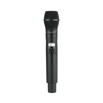 Shure Handheld Wireless Transmitter with SM87 Condenser Microphone Capsule for ULX-D Digital Wireless Systems, V50 Frequency Band for Professional Vocal Performance and Stable RF Transmission (ULXD2/SM87=-V50)