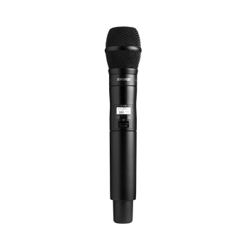 Shure Handheld Wireless Transmitter with KSM9HS/BK Condenser Microphone Capsule (Black) for ULX-D Digital Wireless Systems, V50 Frequency Band for Premium Vocal Performance and Stable RF Transmission (ULXD2/KSM9HS=-V50)