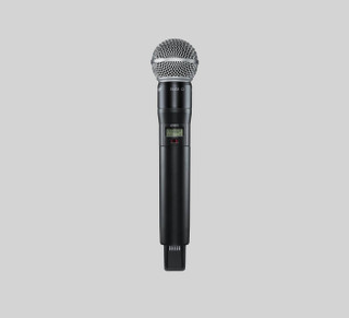 Shure ADX2FD/SM58 Frequency Diversity Handheld Wireless Transmitter with SM58 Capsule, 941–960 MHz (X55) (ADX2FD/SM58=-X55)