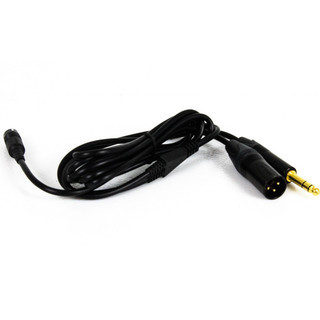 Shure Detachable cable with Neutrik 3 Pin XLR Male connector and 1/4'' stereo plug