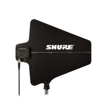 Shure Active Directional Antenna with Gain Control, Wideband UHF Coverage 470–900 MHz for Enhanced RF Signal Focus and Stable Wireless Performance (UA874WB)