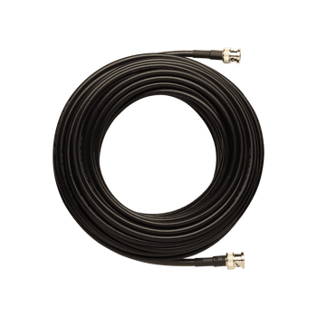 Shure 100 ft UHF Remote Antenna Extension Cable, BNC–BNC, RG213/U Type for Long-Distance RF Signal Extension and Remote Antenna Placement in Wireless Audio Systems (UA8100)