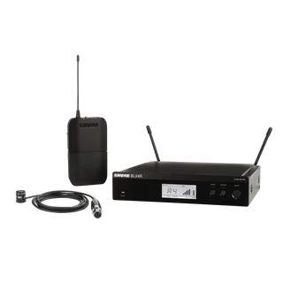 Shure BLX14R/W85M-H9 Rackmount Lavalier Wireless System with WL185M Microphone and BLX4R Receiver, H9 Band (BLX14R/W85M-H9)