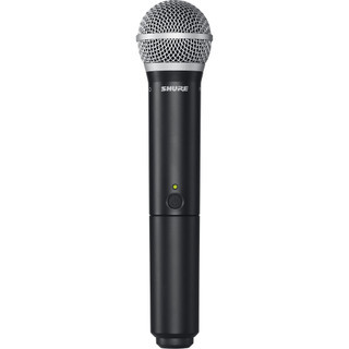 Shure BLX2/PG58=-J11 Handheld Wireless Transmitter with PG58 Microphone Capsule, J11 Band (BLX2/PG58=-J11)