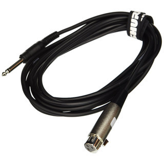 Shure C15AHZ 15ft Audio Cable with 1/4-Inch Phone Plug, Pin 2 Hot Configuration (C15AHZ)