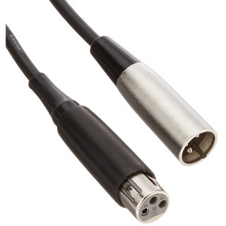 Shure 25' Heavy-Duty Cable, Black XLR Connector on Microphone End