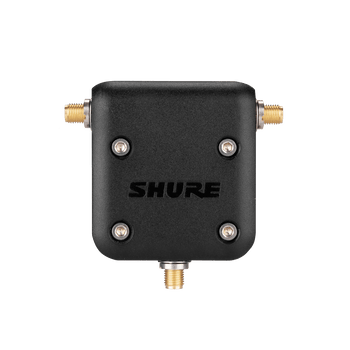 Shure UA221DB-RSMA Antenna Splitter, Dual-Band Passive Distribution Unit for GLXD4R+ Receivers, Enables Sharing of a Single Antenna Pair Across Two Receivers (UA221DB-RSMA)