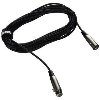 Shure C25J 25ft Hi-Flex Microphone Cable with Chrome XLR Connectors (C25J)