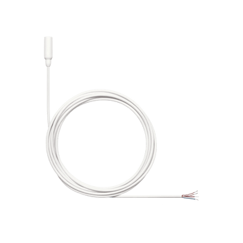 Shure Omni Lavalier Microphone, Tailored Response, No Connector, White Finish, Accessories for Professional Broadcast and Audio Applications (TL48W/O-NC-A)