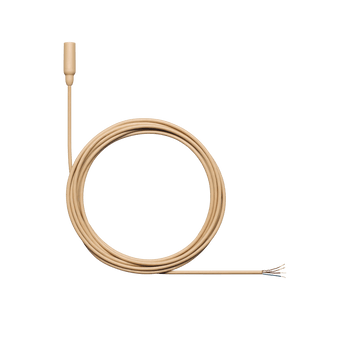 Shure Omni Lavalier Microphone, Tailored Response, No Connector, Tan Finish, Accessories for Professional Broadcast and Audio Applications (TL48T/O-NC-A)