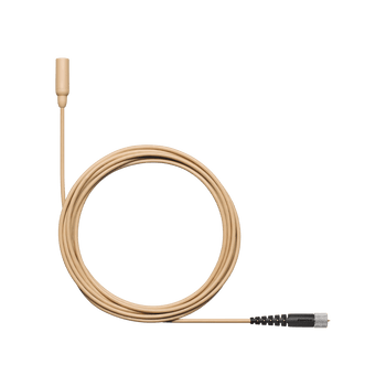 Shure Omni Lavalier Microphone, Tailored Response, mDOT Connector, Tan Finish, Accessories for Professional Broadcast and Audio Applications (TL48T/O-MDOT-A)