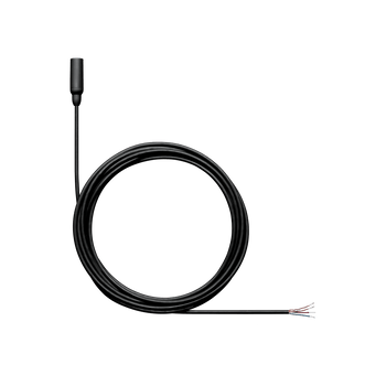 Shure Omni Lavalier Microphone, Tailored Response, No Connector, Black Finish, Accessories for Professional Broadcast and Audio Applications (TL48B/O-NC-A)