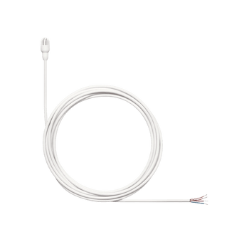 Shure Omni Lavalier Microphone, Low Sensitivity, No Connector, White Finish, Accessories for Professional Broadcast and Audio Applications (TL47W/O-NC-A)