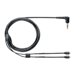 Shure EAC64BKS Detachable Earphone Cable, 64-Inch, Black with Silver MMCX Connector (EAC64BKS)