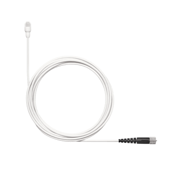 Shure Omni Lavalier Microphone, Low Sensitivity, mDOT Connector, White Finish, Accessories for Professional Broadcast and Audio Applications (TL47W/O-MDOT-A)