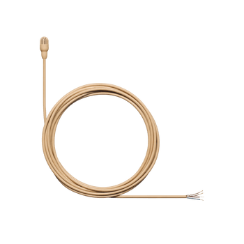 Shure TwinPlex TL47 Omnidirectional Lavalier Microphone with Pigtail Leads and Accessories (Tan)