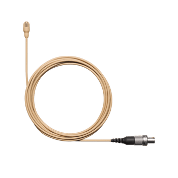 Shure Omni Lavalier Microphone, Low Sensitivity, LEMO Connector, Tan Finish, Accessories for Professional Broadcast and Audio Applications (TL47T/O-LEMO-A)