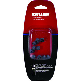 Shure EASFX1-10S Small Soft Flex Sleeves for SE115, SE315, SE425, and SE535 Earphones, 5 Pairs (EASFX1-10S)