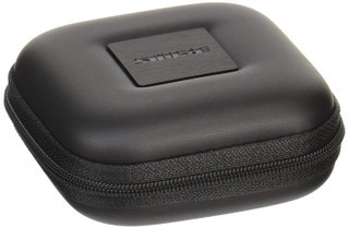 Shure EASQRZIPCASE-BLK Square Zipper Earphone Pouch, Black (EASQRZIPCASE-BLK)