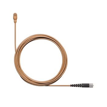 Shure Omni Lavalier Microphone, Low Sensitivity, mDOT Connector, Cocoa Finish, Accessories for Professional Broadcast and Audio Applications (TL47C/O-MDOT-A)
