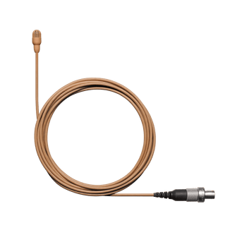 Shure Omni Lavalier Microphone, Low Sensitivity, LEMO Connector, Cocoa Finish for Professional Broadcast and Audio Applications (TL47C/O-LEMO)