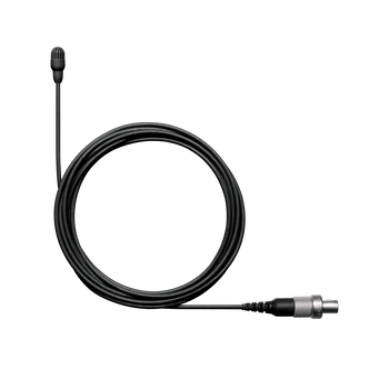 Shure Omni Lavalier Microphone, Low Sensitivity, LEMO Connector, Black Finish for Professional Broadcast and Audio Applications (TL47B/O-LEMO)