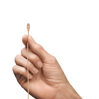 Shure Omni Lavalier Microphone, High Sensitivity, LEMO Connector, Tan Finish for Professional Broadcast and Audio Applications (TL46T/O-LEMO)
